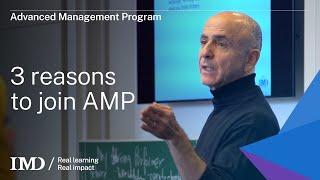 IMD's Advanced Management Program:  3 reasons to join AMP