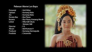 PABESEN MEME BAPA - GEK VIDYA