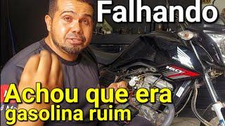 Fan160 falhando acharam que era gasolina ruim quando fiz o teste veio a surpresa