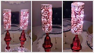 DIY DOLLAR TREE VALENTINES DAY CANDLE HOLDER 2023