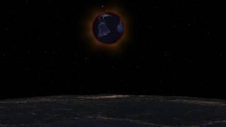 September 27, 2015 Total Lunar Eclipse: View from the Moon