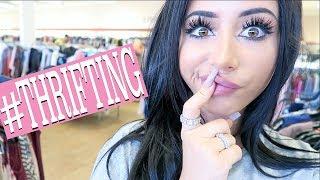 THRIFT SHOPPING FOR THE FIRST TIME!!! (a mess lol)