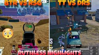 BTR vs RGS  !! TT Chasing DRSPlayers!! RUTHLESS COG FINALS DAY 1 Highlights PEL TEAMS ️