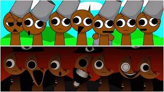 Incredibox Sprunki All Brown (Brud) Version | Normal Vs Horror Style