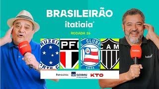 CRUZEIRO X SÃO PAULO E BAHIA X ATLÉTICO AO VIVO NA ITATIAIA | REACT DO BRASILEIRÃO 2024