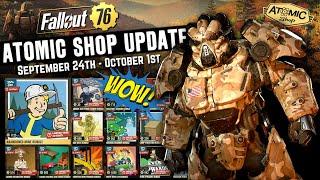 Fallout 76 - ATOMIC MEGA SALE!!! Daily & Weekly Challenges - Atomic Shop Review September 24th