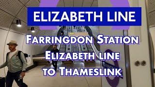 Elizabeth Line transfer to Thameslink at Farringdon