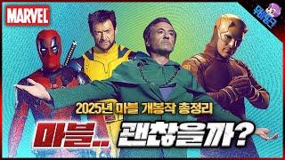 과연 어떻게 될까? 2025년 모든 마블 영화 + 드라마 총정리