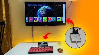 How To Convert Android Smartphone Into Desktop Computer 2024! | Mobile into pc