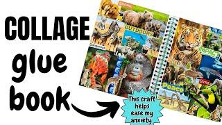 Big Random Glue Book️ SO FUN! Great beginner Glue Book #collage