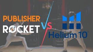 Mit was finde ich mehr Amazon KDP Nischen? Publisher Rocket vs. Helium 10