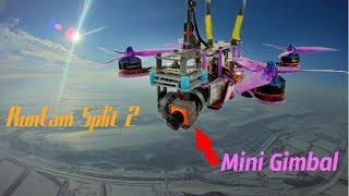 Mini Gimbal RunCam Split 2, нарезка сегодняшних тестов, вроде стало лучше!