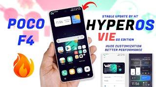 STABLE VieOS by HT for Poco F4 Review, Huge Customization, Better Performance, Features : Must Try