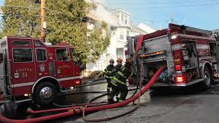 house fire in Shamokin, PA  900 block East Hemlock