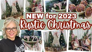  RUSTIC CHRISTMAS CRAFTS || NEW FOR 2023 || DIYS CRAFTS DECOR || COUNTRY CHRISTMAS