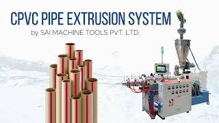 SMT CPVC PIPE EXTRUSION SYSTEM