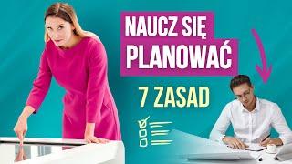 Sekret dobrego planowania! Jak planować czas, aby skutecznie realizować swoje cele? | Basia Piasek