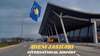 Inside Prishtina International Airport | ADEM JASHARI - 4k walkthrough