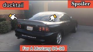 I’m the 4 person with the ducktail  spoiler for a 1998 MUSTANG  GT