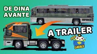 AUTOBUS DINA AVANTE CONVERTIDO A TRAILER | OSITO GARAGE DESING