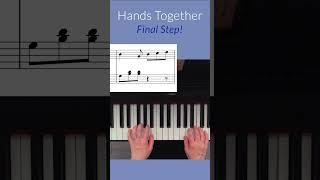  Hands Together in 6/8! Step 3 #beginnerpiano #twohands #gmajor