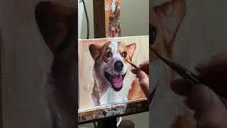 Finishing up this next 5x7 pet portrait!  #petportraits #petportraitartist #animalart #dogart