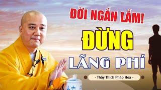 Đời Ngắn Lắm! Tập Sống Bằng Lòng Với hiện tại để nhận về HẠNH PHÚC TRỌN VẸN - Thầy Thích Pháp Hòa