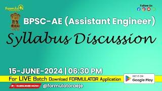 BPSC AE Civil Syllabus Discussion
