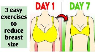 3 easy exercises to reduce breast size ll lose breast fat