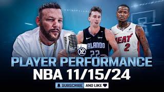 Free Picks NBA Player Performance 11/15/24 #nbapicks #nbapredictions