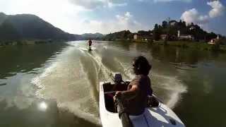 Summer surfing at Sava, Slovenia, Gopro hero 3+ black