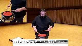 2021 Oklahoma All-State Snare Drum Tutorial, Dr. Tommy Dobbs