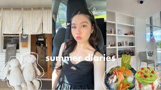 SUMMER DIARIES |  beautiful sunny days, summer week of a uni student, slice of life, girl trip…