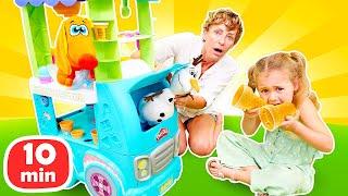 Spielzeug Videos für Kinder. Spielspaß mit Nicole und Derin - 10 Minuten Kompilation