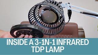 How to assemble a 3-in-1 TDP infrared lamp, and take a peak inside the lamp head.