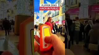 This gadget is INCREDIBLE! Flipper Zero Hack In Public Flipper Zero Hacks#flipperzero#hackinpublic