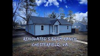 Stunning 5 BDRM Ranch w/Garage for Sale Chesterfield, VA +$420K+