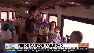 Verde Canyon Railroad offers scenic views between Clarkdale and Perkinsville