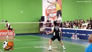 Lin Dan vs Bao Chunlai Exhixibiton match | Shuttle Amazing