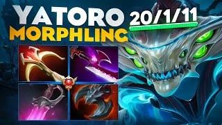 МАКСИМАЛЬНЫЙ ДЕМЕДЖ ОТ YATORO НА СИГНАТУРНОМ МОРФЕ┃ Morphling 7.37d