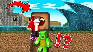 Epic ENDER PORTAL TSUNAMI vs JJ and Mikey Doomsday Bunker  - Minecraft (Maizen)