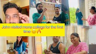 John visited my college and new house/#agvlogs #love #vlog #youtube