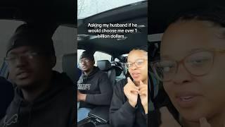 Asking my husband if he would choose me over 1 billion dollars… #shorts #short #shortvideo