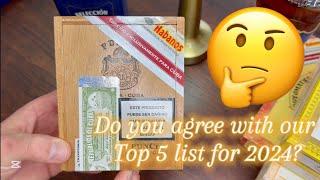 “Top 5 Cuban Cigars of 2024 – Do You Agree with Our List?” FULL list on our channel now