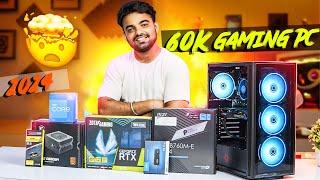 Rs 60000 Best Gaming PC Build In 2024 | 60K Gaming Pc Build | Gaming Pc | 60k Pc Build | Hindi