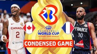 Canada  vs France  | Full Game Highlights | FIBA Basketball World Cup 2023