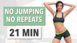 21-MIN FLUID WORKOUT FOR WEIGHT LOSS - NO JUMPING, NO REPEATS