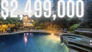 INSIDE TENAFLY NJ LUXURIOUS $2,499,000 MEGA MANSION OASIS