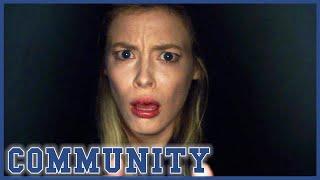 Britta Peeks Under Shirley's Skirt | Community