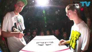 fingerboardTV - Battle At The Harrics - Mike Schneider vs. Daniele Comuzzi